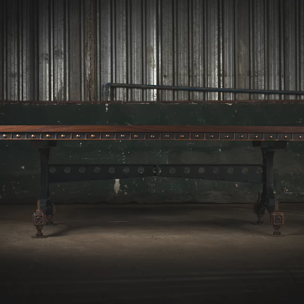 Grain And Iron Denton Table Front View