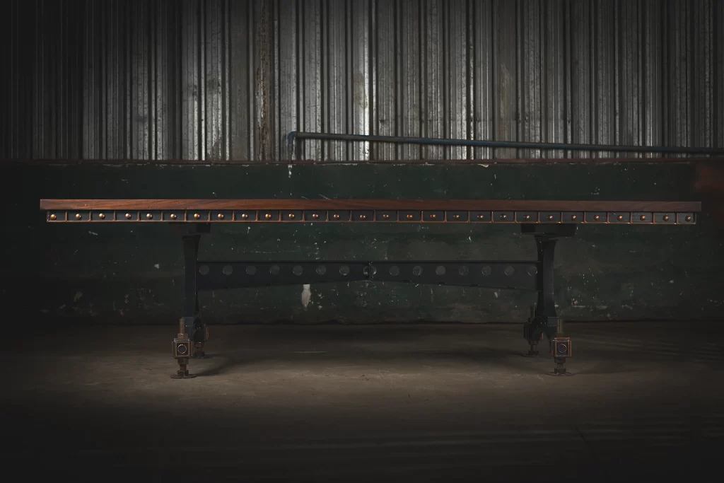Grain And Iron Denton Table Front View