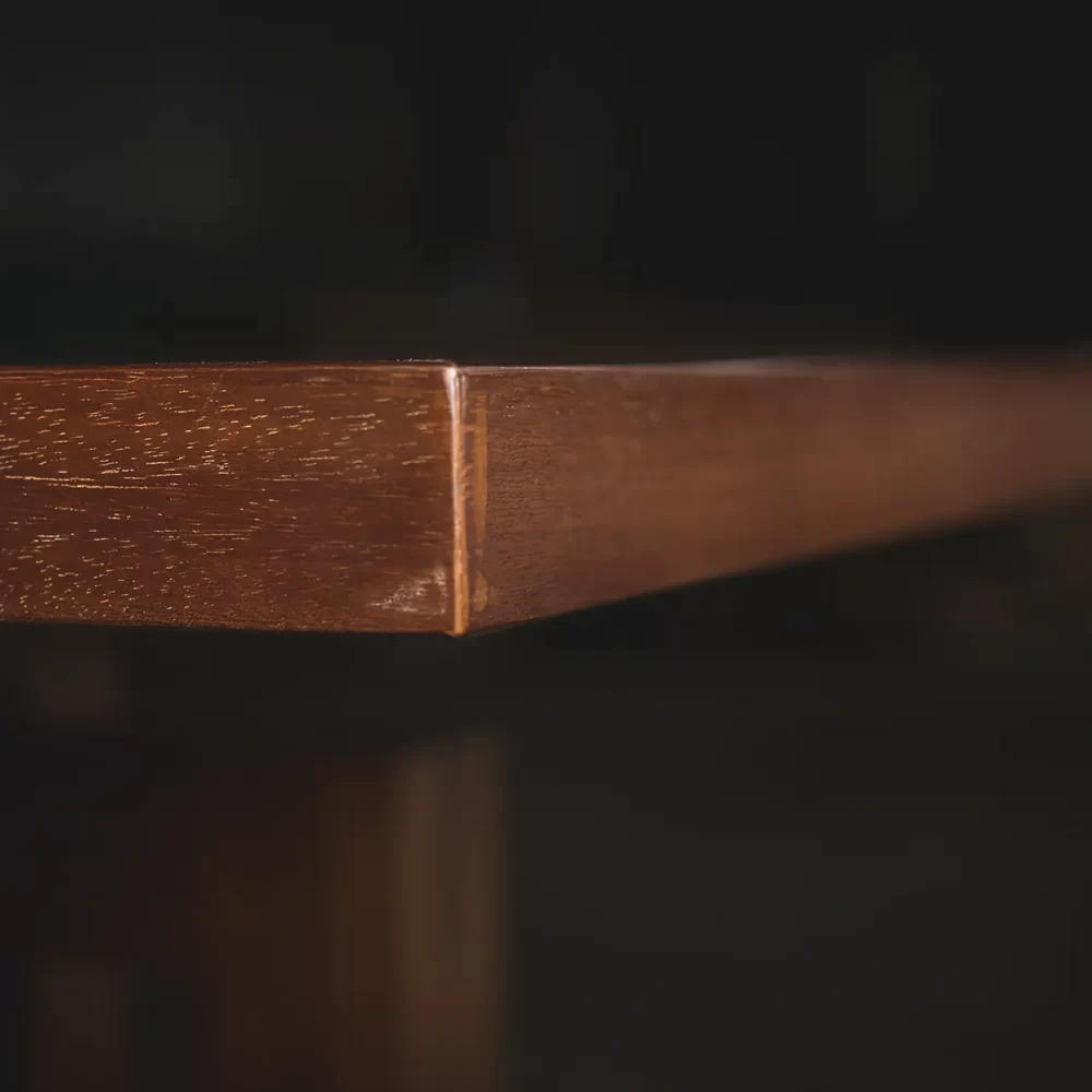 Grain And Iron Laredo Table Corner Close Up