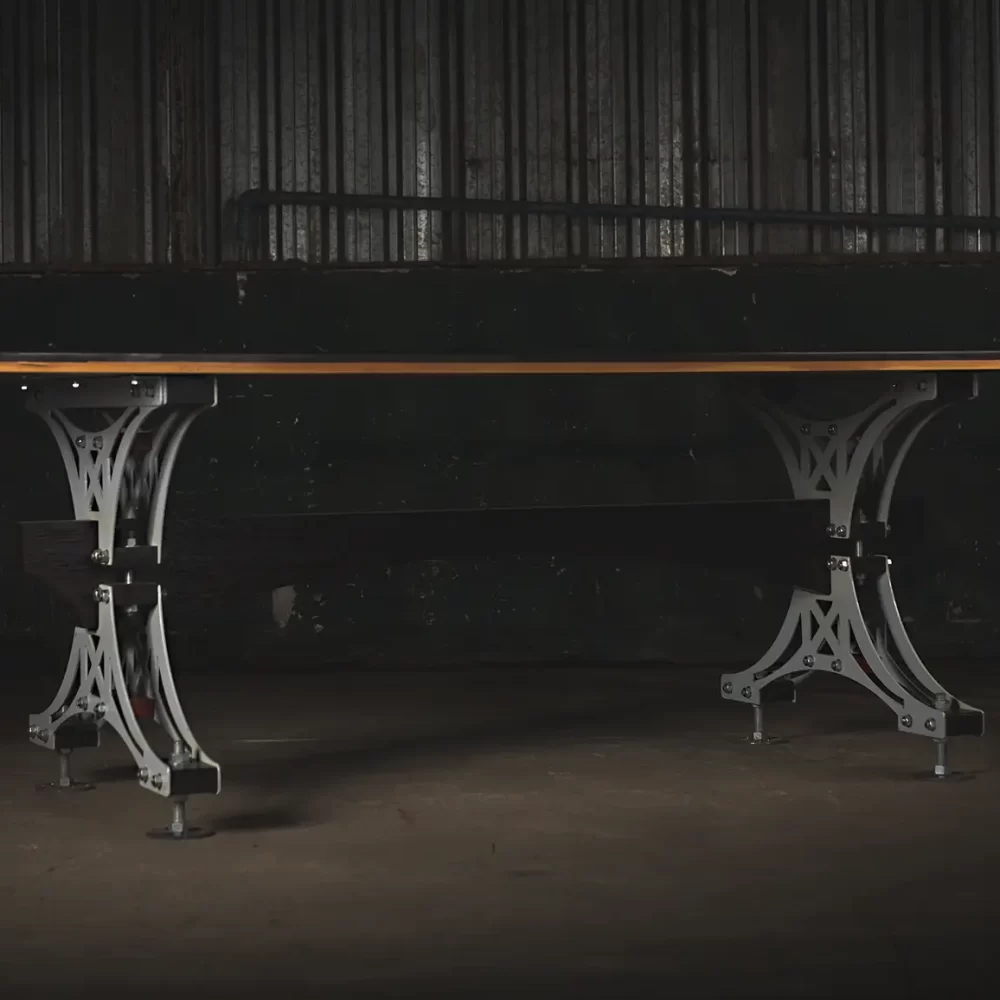 Grain And Iron Midland Table Side View