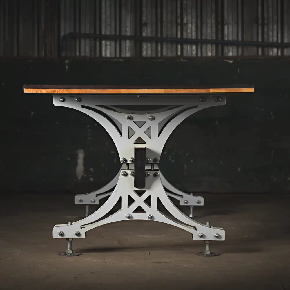 Grain And Iron Midland Table Side View