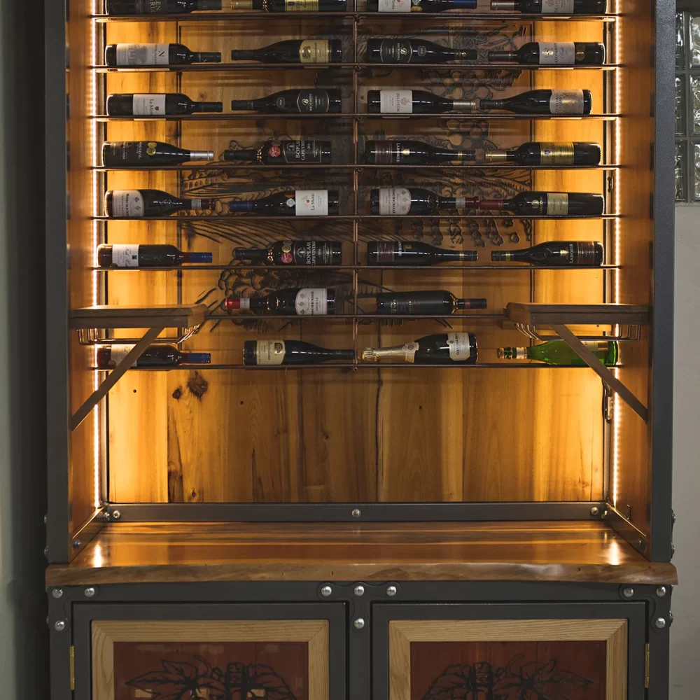 Grain And Iron Wine Rack Alpine